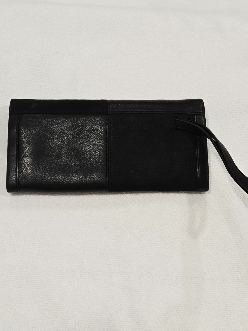 HOBO Black Leather Wristlet Clutch - Picture 2 of 15